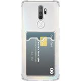 Kzy Oppo A9 2020 Kapak Kamera Korumalı Kartlıklı Darbe Emici Özellikli Şeffaf Silikon Kılıf