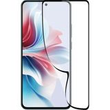 Kzy Oppo Reno 11F ile Uyumlu Tam Kaplayan Fiber Nano Ekran Koruyucu Cam - Şeffaf