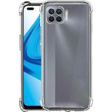 Kzy Oppo Reno 4 Lite Kapak Kamera Korumalı Antişok Airbag Köşe Korumalı Silikon Şeffaf Kılıf