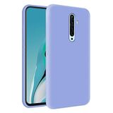 KZY Oppo Reno2 Z İçi Kadife Soft Logosuz Lansman Silikon Kılıf - Lila