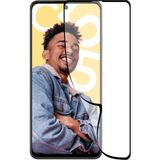 Kzy Realme C55 ile Uyumlu Tam Kaplayan Fiber Nano Ekran Koruyucu Cam - Şeffaf
