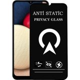 Kzy Samsung Galaxy A02S Tam Kaplayan Anti Statik Görünmez Safir Ekran Koruyucu Hayalet Cam - Saydam