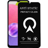 Kzy Samsung Galaxy A03S Tam Kaplayan Anti Statik Görünmez Safir Ekran Koruyucu Hayalet Cam - Saydam