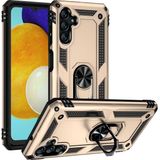 Kzy Samsung Galaxy A04S Kapak Military Yüzüklü Stantlı Panzer Tank Kılıf - Gold