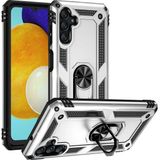 Kzy Samsung Galaxy A04S Kapak Military Yüzüklü Stantlı Panzer Tank Kılıf - Gri