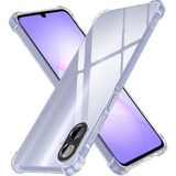 Kzy Samsung Galaxy A07 ile Uyumlu Kapak Kamera Korumalı Airbag Antishock Köşe Korumalı Şeffaf Silikon Kılıf