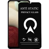 Kzy Samsung Galaxy A12 Tam Kaplayan Anti Statik Görünmez Safir Ekran Koruyucu Hayalet Cam - Saydam