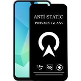 Kzy Samsung Galaxy A16 ile Uyumlu Tam Kaplayan Anti Statik Görünmez Safir Ekran Koruyucu Hayalet Cam - Şeffaf
