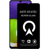 Kzy Samsung Galaxy A22 Tam Kaplayan Anti Statik Çizilmez Safir Ekran Koruyucu Cam - Renksiz