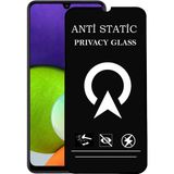 Kzy Samsung Galaxy A22 Tam Kaplayan Anti Statik Görünmez Safir Ekran Koruyucu Hayalet Cam - Saydam