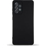 Kzy Samsung Galaxy A23 Kapak Içi Kadife Kamera Korumalı Lansman Silikon Kılıf - Siyah