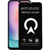 Kzy Samsung Galaxy A24 Tam Kaplayan Anti Statik Görünmez Safir Ekran Koruyucu Hayalet Cam - Saydam