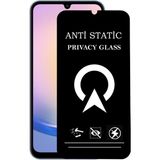Kzy Samsung Galaxy A25 5G İle Uyumlu Tam Kaplayan Anti Statik Görünmez Safir Ekran Koruyucu Hayalet Cam - Şeffaf