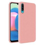 KZY Samsung Galaxy A30s İçi Kadife Soft Logosuz Lansman Silikon Kılıf - Pembe
