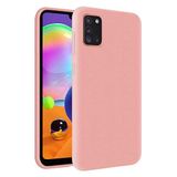 KZY Samsung Galaxy A31 İçi Kadife Soft Logosuz Lansman Silikon Kılıf - Pembe