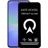 Kzy Samsung Galaxy A36 ile Uyumlu Tam Kaplayan Anti Statik Görünmez Safir Ekran Koruyucu Hayalet Cam - Şeffaf