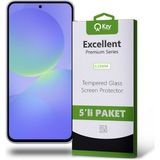 Kzy Samsung Galaxy A36 ile Uyumlu Temperli Ekran Koruyucu Kırılmaz Cam Ekonomik 5'li Paket - Şeffaf