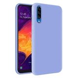 KZY Samsung Galaxy A50 İçi Kadife Soft Logosuz Lansman Silikon Kılıf - Lila