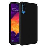 KZY Samsung Galaxy A50 İçi Kadife Soft Logosuz Lansman Silikon Kılıf - Siyah