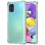 KZY Samsung Galaxy A51 Şeffaf Airbag Antishock Silikon Kılıf