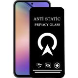 Kzy Samsung Galaxy A54 ile Uyumlu Tam Kaplayan Anti Statik Görünmez Safir Ekran Koruyucu Hayalet Cam - Şeffaf