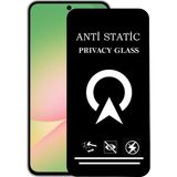 Kzy Samsung Galaxy A56 ile Uyumlu Tam Kaplayan Anti Statik Görünmez Safir Ekran Koruyucu Hayalet Cam - Şeffaf