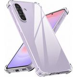 Kzy Samsung Galaxy A57 5g ile Uyumlu Kapak Kamera Korumalı Airbag Antishock Köşe Korumalı Şeffaf Silikon Kılıf