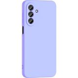 Kzy Samsung Galaxy A57 ile Uyumlu Kapak Kamera Korumalı Içi Kadife Lansman Silikon Kılıf - Lila