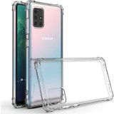 KZY Samsung Galaxy A71 Şeffaf Airbag Antishock Silikon Kılıf