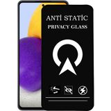 Kzy Samsung Galaxy A72 Tam Kaplayan Anti Statik Görünmez Safir Ekran Koruyucu Hayalet Cam - Saydam