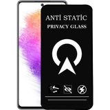Kzy Samsung Galaxy A73 Tam Kaplayan Anti Statik Görünmez Safir Ekran Koruyucu Hayalet Cam - Saydam