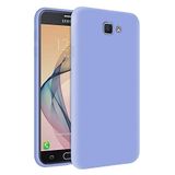 KZY Samsung Galaxy J7 Prime İçi Kadife Soft Logosuz Lansman Silikon Kılıf - Lila