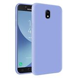 KZY Samsung Galaxy J7 Pro İçi Kadife Soft Logosuz Lansman Silikon Kılıf - Lila