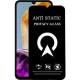 Kzy Samsung Galaxy M15 5g ile Uyumlu Tam Kaplayan Anti Statik Görünmez Safir Ekran Koruyucu Hayalet Cam - Şeffaf