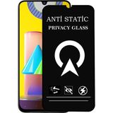 Kzy Samsung Galaxy M31 Tam Kaplayan Anti Statik Görünmez Safir Ekran Koruyucu Hayalet Cam - Saydam