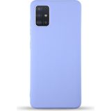 Kzy Samsung Galaxy M31S Kapak Içi Kadife Lansman Silikon Kılıf - Lila
