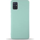 Kzy Samsung Galaxy M31S Kapak Içi Kadife Lansman Silikon Kılıf - Turkuaz