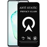 Kzy Samsung Galaxy Note 10 Lite Tam Kaplayan Anti Statik Görünmez Safir Ekran Koruyucu Hayalet Cam - Saydam