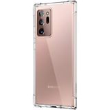 Kzy Samsung Galaxy Note 20 Ultra Kapak Kamera Korumalı Airbag Antishock Köşe Korumalı Şeffaf Silikon Kılıf