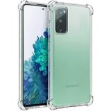 Kzy Samsung Galaxy S20 Fe Kapak Şeffaf Airbag Antishock Köşe Korumalı Silikon Kılıf