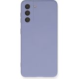 Kzy Samsung Galaxy S21 Fe Kapak Içi Kadife Kamera Korumalı Lansman Silikon Kılıf - Lila