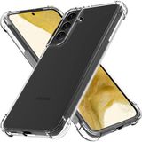 Kzy Samsung Galaxy S22 Plus Kapak Kamera Korumalı Şeffaf Airbag Antishock Köşe Korumalı Silikon Kılıf