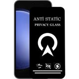Kzy Samsung Galaxy S23 Fe ile Uyumlu Tam Kaplayan Anti Statik Görünmez Safir Ekran Koruyucu Hayalet Cam - Şeffaf