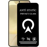 Kzy Samsung Galaxy S24 ile Uyumlu Tam Kaplayan Anti Statik Görünmez Safir Ekran Koruyucu Hayalet Cam - Şeffaf