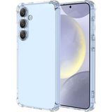 Kzy Samsung Galaxy S25 ile Uyumlu Kapak Kamera Korumalı Airbag Antishock Köşe Korumalı Şeffaf Silikon Kılıf