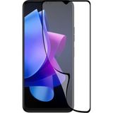 Kzy Tecno Spark 10 ile Uyumlu Tam Kaplayan Fiber Nano Ekran Koruyucu Cam - Şeffaf