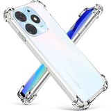 Kzy Tecno Spark 10 Pro Kapak Kamera Korumalı Airbag Antishock Köşe Korumalı Şeffaf Silikon Kılıf