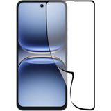 Kzy Tecno Spark 40C ile Uyumlu Tam Kaplayan Fiber Nano Ekran Koruyucu Cam - Şeffaf