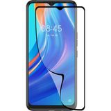Kzy Tecno Spark 7t Tam Kaplayan Fiber Nano Ekran Koruyucu Cam - Siyah - Şeffaf