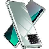 Kzy Xiaomi Mi 13T Pro ile Uyumlu Kapak Kamera Korumalı Airbag Antishock Köşe Korumalı Şeffaf Silikon Kılıf - Xiaomi 13T Pro